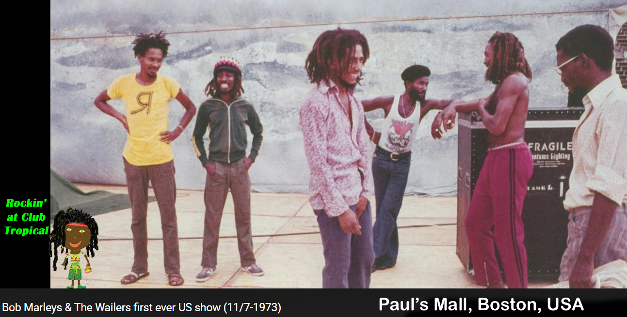 Bob Marleys & The Wailers first ever US show (11-7-1973)