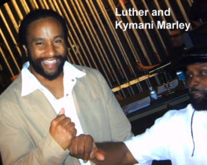 Luther Mack with Kymani Marley